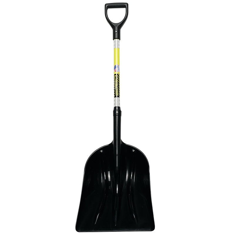 Structron 49757 Grain Scoop, 14-1/4 in W Blade, 19 in L Blade, Polycarbonate Blade, Fiberglass Handle, D-Shaped Handle