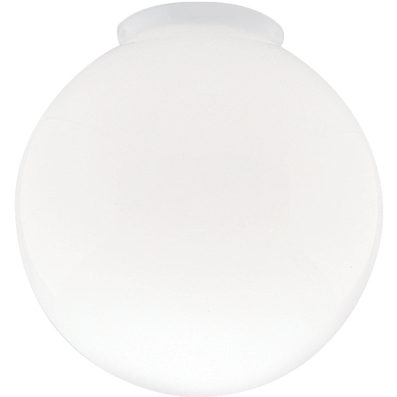 Westinghouse 8557000 Light Shade, 6 in Dia, Globe, Glass, White, Gloss, Pack of 6