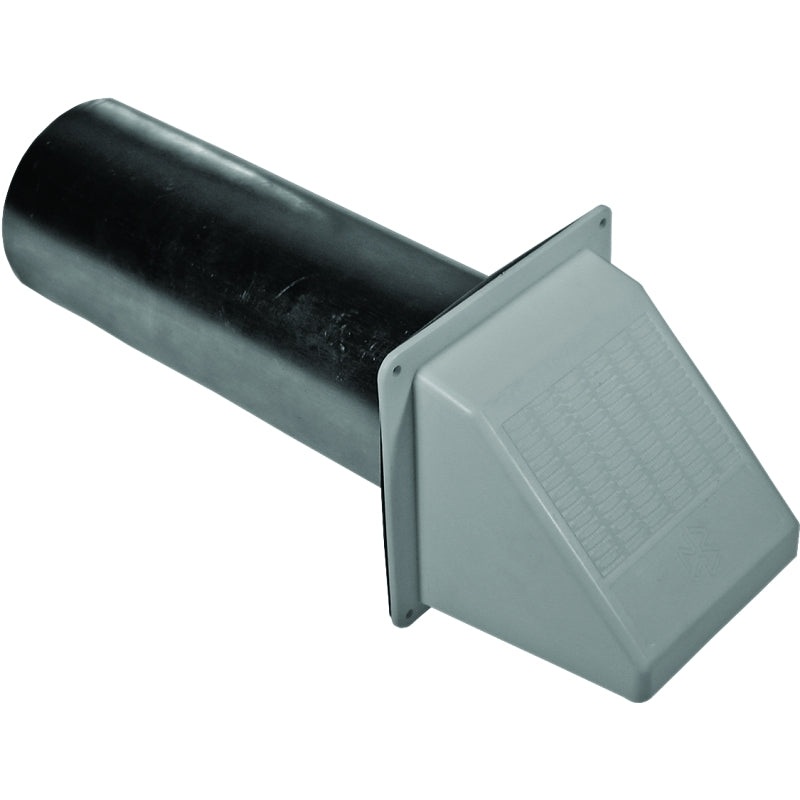 Builder’s Best 110113 Dryer Vent Hood, 5-3/4 in W Hood, 4-1/2 in H Hood, 4 in Duct, Plastic Hood