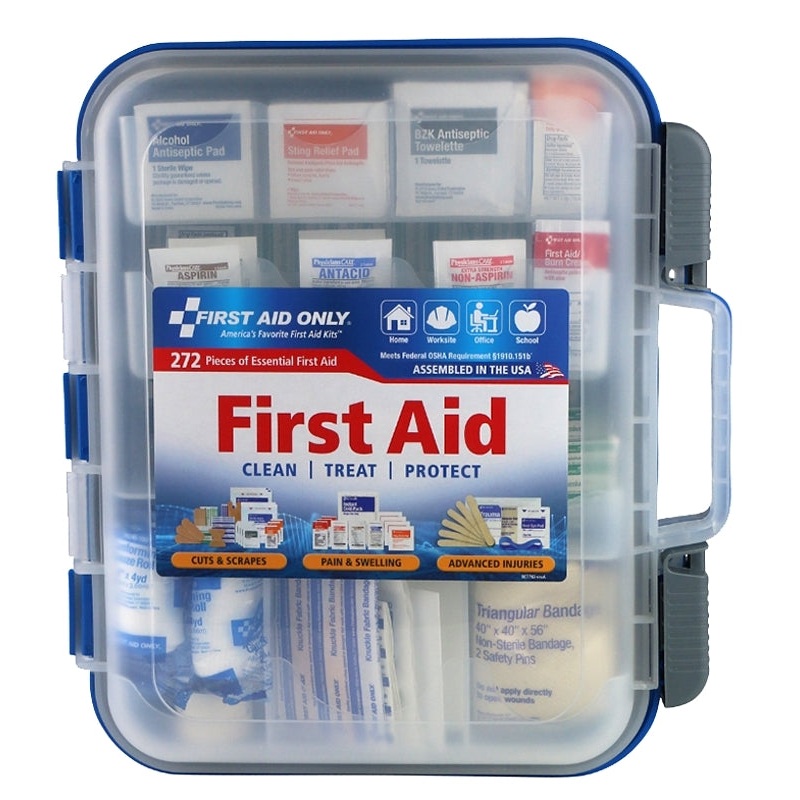 First Aid Only 91300 First Aid Kit, 272-Piece, Multi-Color
