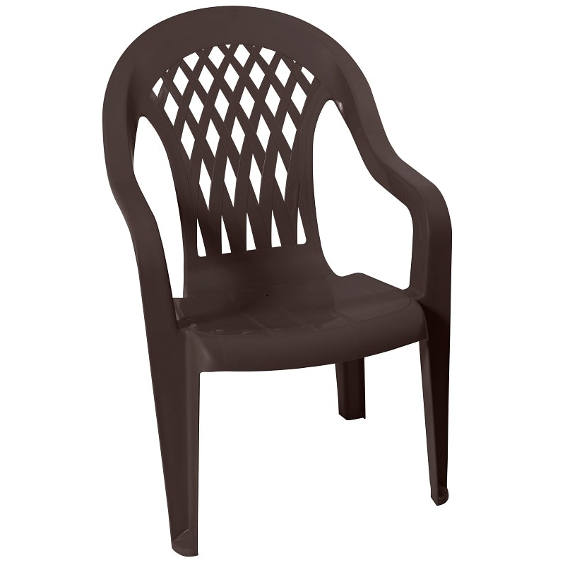 Gracious Living 11215-32 High-Back Chair, Resin