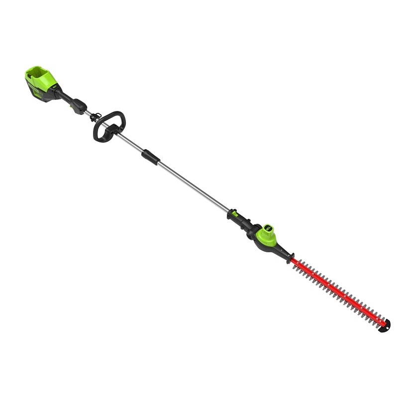 Greenworks 2305102 Hedge Trimmer, Battery Included, 2 Ah, Lithium-Ion, 1.2 in Cutting Capacity, 20 in Blade
