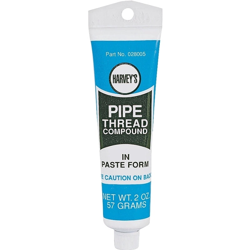 Harvey 28005-144 Pipe Thread Compound, 2 oz Tube, Thick Paste, Pack of 12