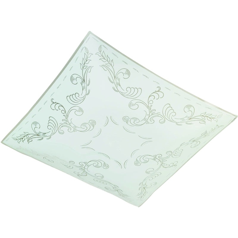 Westinghouse 8180700 Light Shade/Diffuser, Square, Glass, Clear, Pack of 12