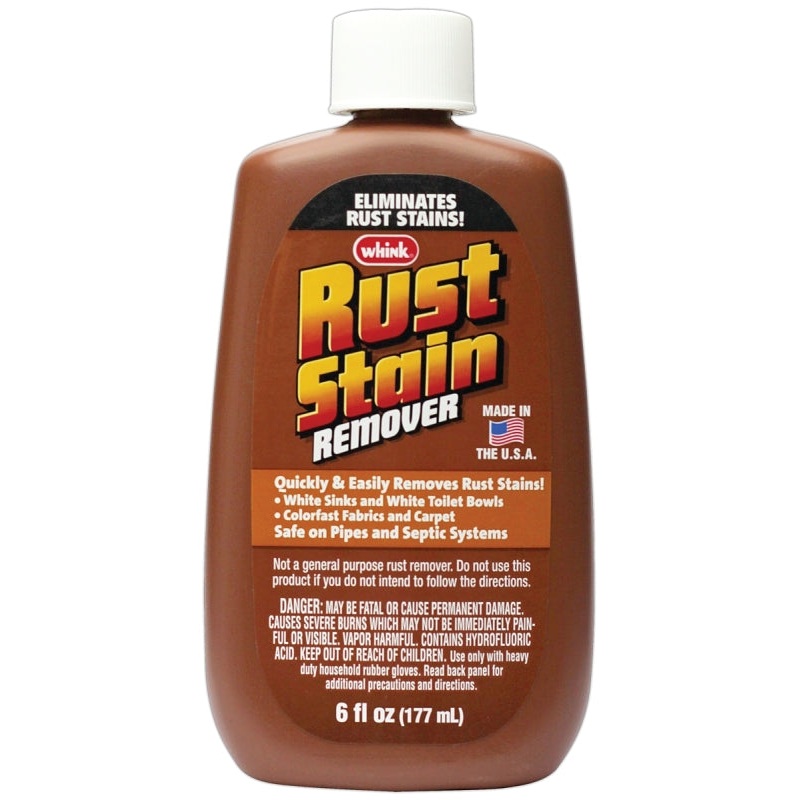 Whink 01261 Rust and Stain Remover, 6 oz, Liquid, Acrid, Pack of 6