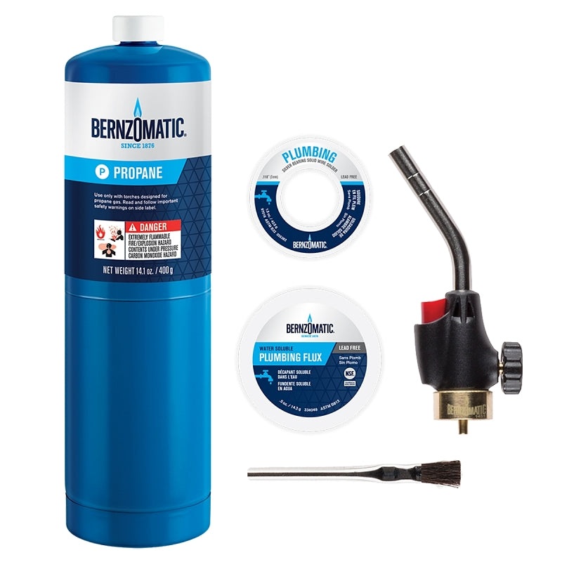 BernzOmatic 361549 Torch Kit, Steel, Pack of 3