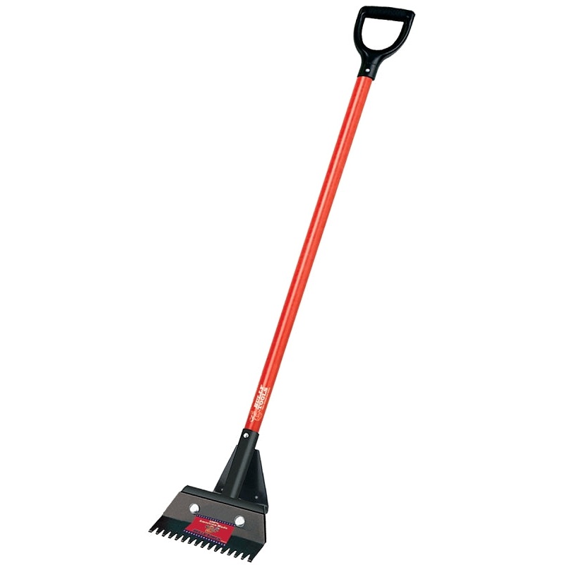 BULLY Tools 91110 Proshingle Remover, 9 in W Blade, Steel Blade, Fiberglass Handle, D-Shaped Handle, 40 in L Handle