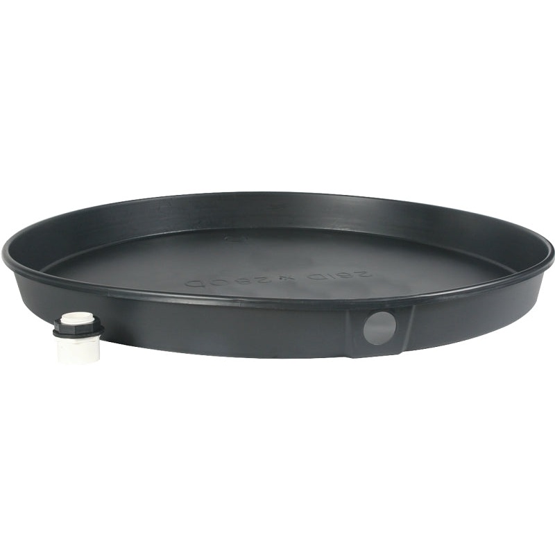 Camco USA 11410 Recyclable Drain Pan, Plastic, For: Electric Water Heaters, 28 in ID x 2-1/2 in D
