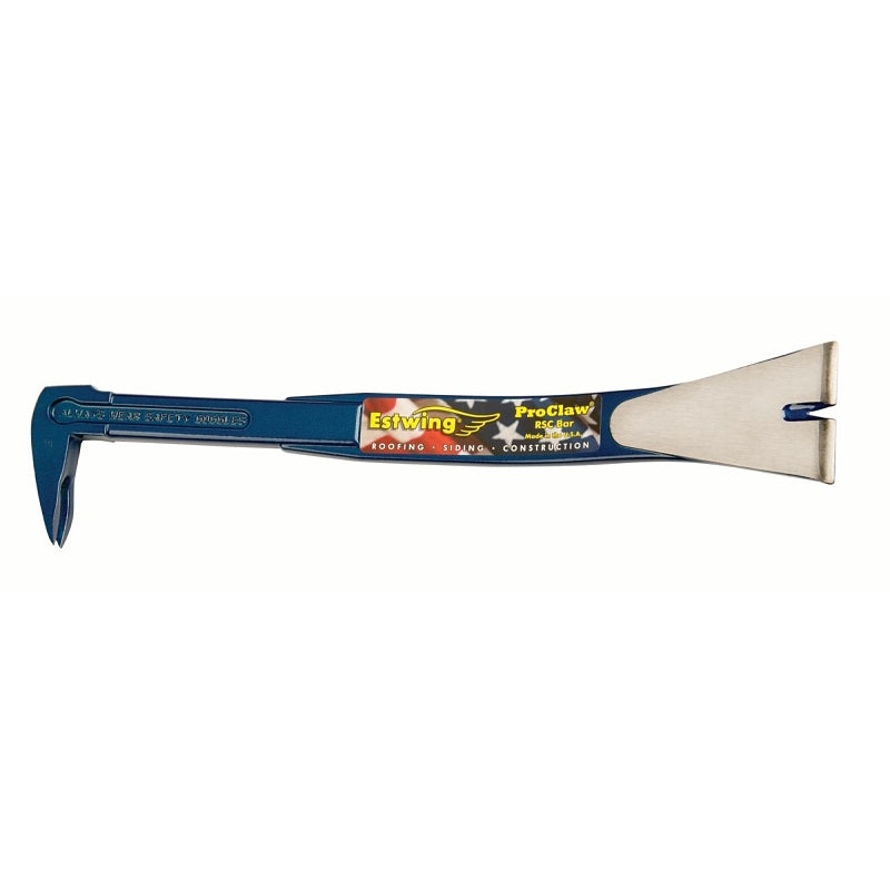 Estwing RSC Bar, 16 in L, Wedge Tip, Steel, Black