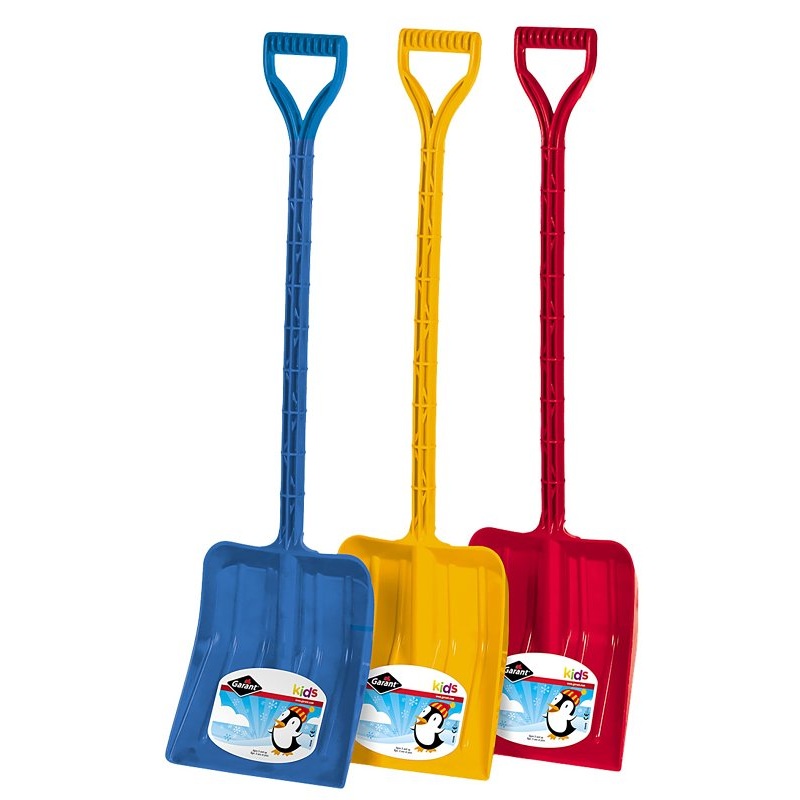 Garant GKPS09D12 Kid’s Snow Shovel, 9 in W Blade, 10-3/8 in L Blade, Square point Blade, Polyethylene Blade, 38 OAL