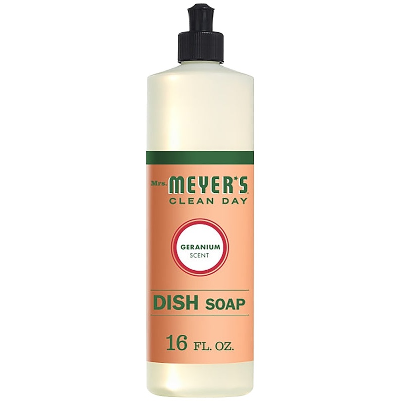 Mrs. Meyer’s 13103 Dish Soap, 16 oz, Liquid, Floral, Colorless