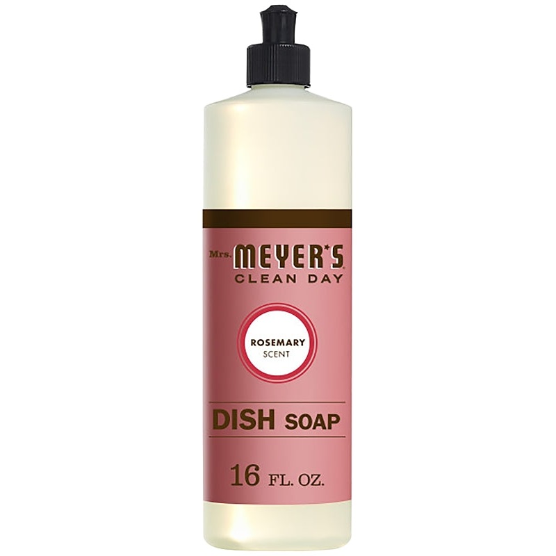 Mrs. Meyer’s 17451 Dish Soap, 16 oz, Liquid, Rosemary, Colorless