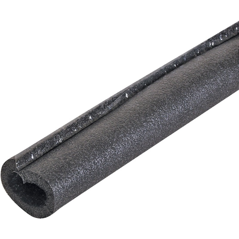 Quick R 05812 Pipe Insulation, 5/8 in ID x 1-5/8 in OD Dia, 5 ft L, Polyethylene, 1/2 in Pipe, Pack of 49