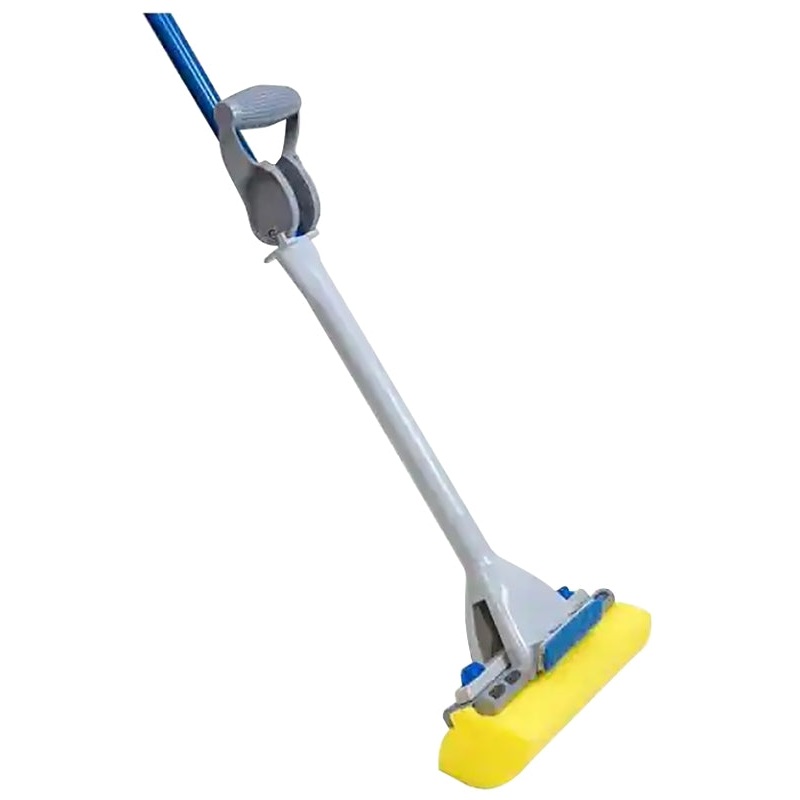 Quickie 058MB-4 Roller Mop, Cellulose Sponge Mop Head, Steel Handle