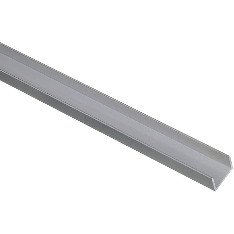 Stanley Hardware 4208BC Series N247-684 U-Channel, 72 in L, 1/16 in Thick, Mill