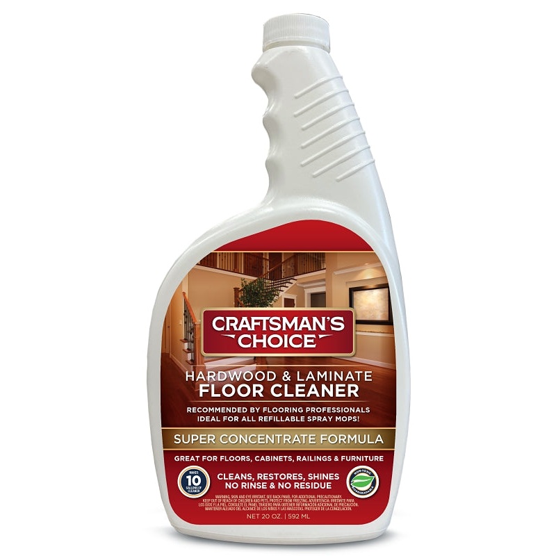 Craftsman’s Choice 70020 Floor Cleaner, 20 oz Bottle, Liquid, Milky