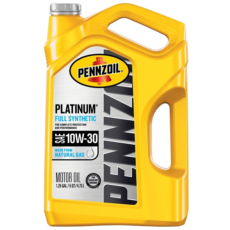Pennzoil 550046205 Motor Oil, 5 qt Bottle, 10W-30, 1/PK, Pack of 3