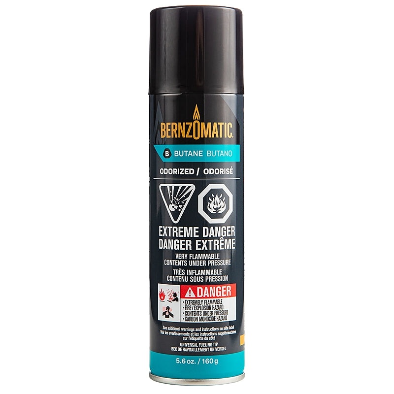 BernzOmatic BF56 Butane Refill, 5.6 oz, Pack of 12