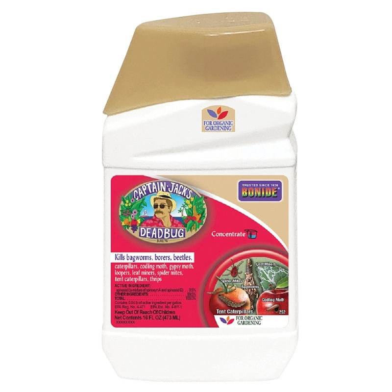 Bonide Captain Jack’s 252 Dead Bug Brew, Liquid, 1 pt Bottle