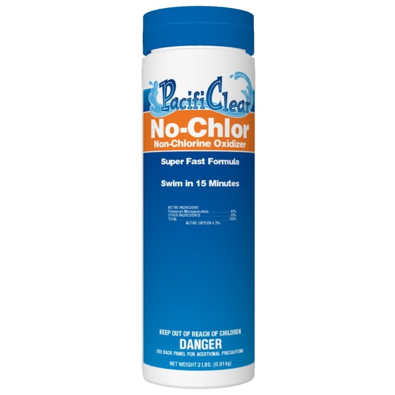 PacifiClear F024002024PC No-Chlorine Pool Chemical, 2 lb Bottle, Granular, Chloramine