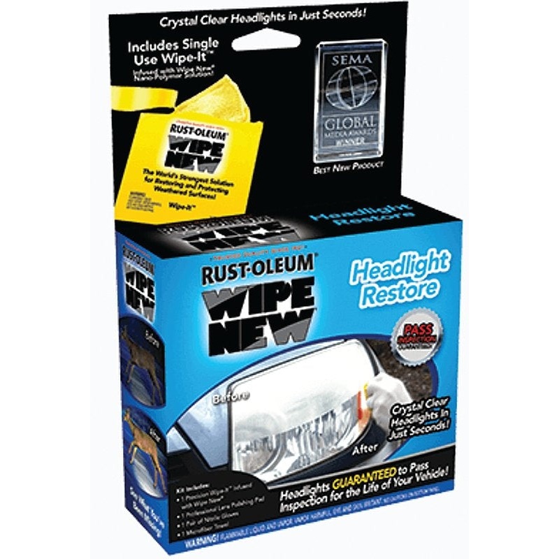 Rust-Oleum HDLCAL Headlight Restore, 0.34 fl-oz, Liquid, Sweet