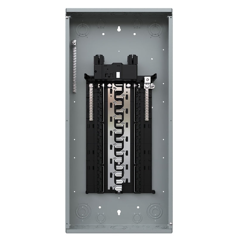 Siemens SN SN3030B1150 Assembled Load Center, 150 A, 30 -Space, 30 -Circuit, Main Breaker, Plug-On Neutral, Gray