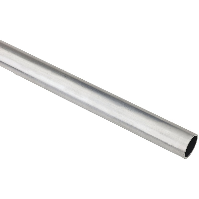 Stanley Hardware 4206BC Series N247-569 Metal Tube, Round, 72 in L, 7/8 in Dia, 1/16 in Wall, Aluminum, Mill