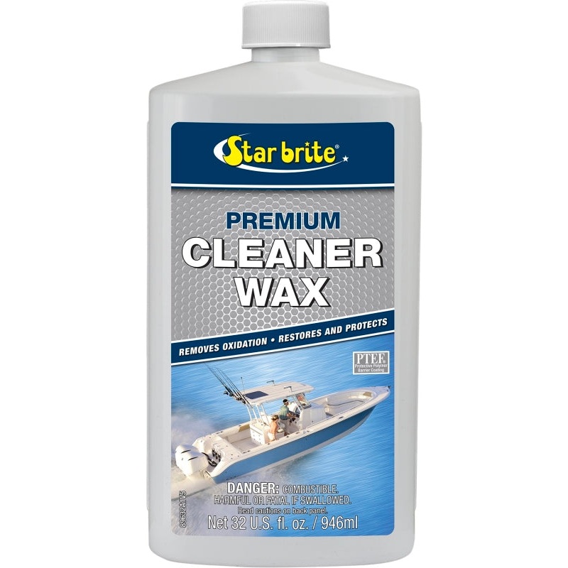 Star brite 896 Series 089632P Cleaner and Wax, Liquid, Characterstic, 32 oz Bottle