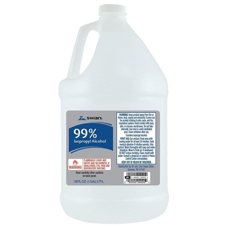 Swan 1000040547 Isopropyl Rubbing Alcohol, 1 gal, Liquid, Pack of 4