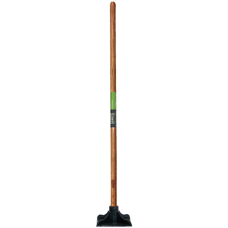 Ames 2233400 Tamper, 8 in L Blade, 8 in W Blade, Steel Blade, Hardwood Handle