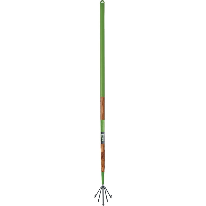 Ames 2916300 Floral Cultivator, 5-Tine, Steel Tine, 48 in L Handle