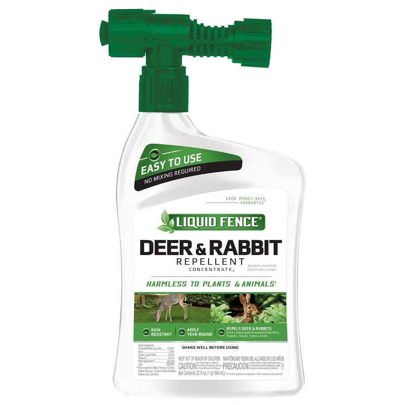 Liquid Fence HG-75044 Animal Repellent, Ready-to-Use, Repels: Deer, Rabbit