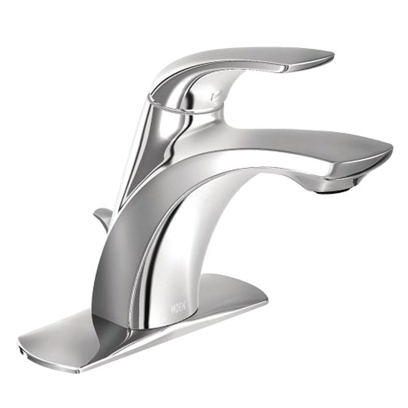 Moen Zarina Series WSL84533 Bathroom Faucet, 1.2 gpm, 1-Handle, Metal, Chrome Plated, Lever Handle