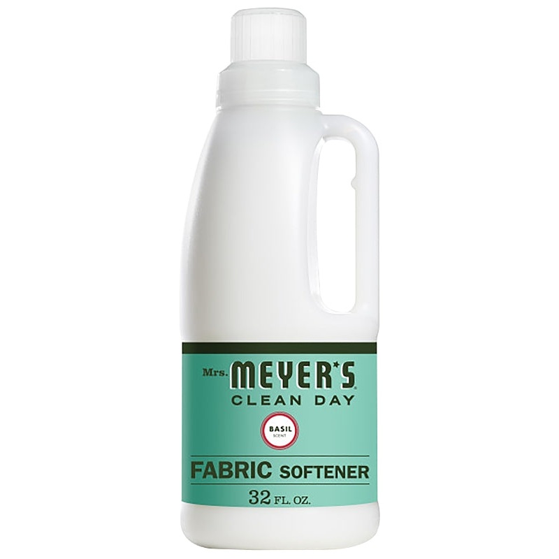 Mrs. Meyer’s 014334 Fabric Softener, 32 oz, Liquid, Basil