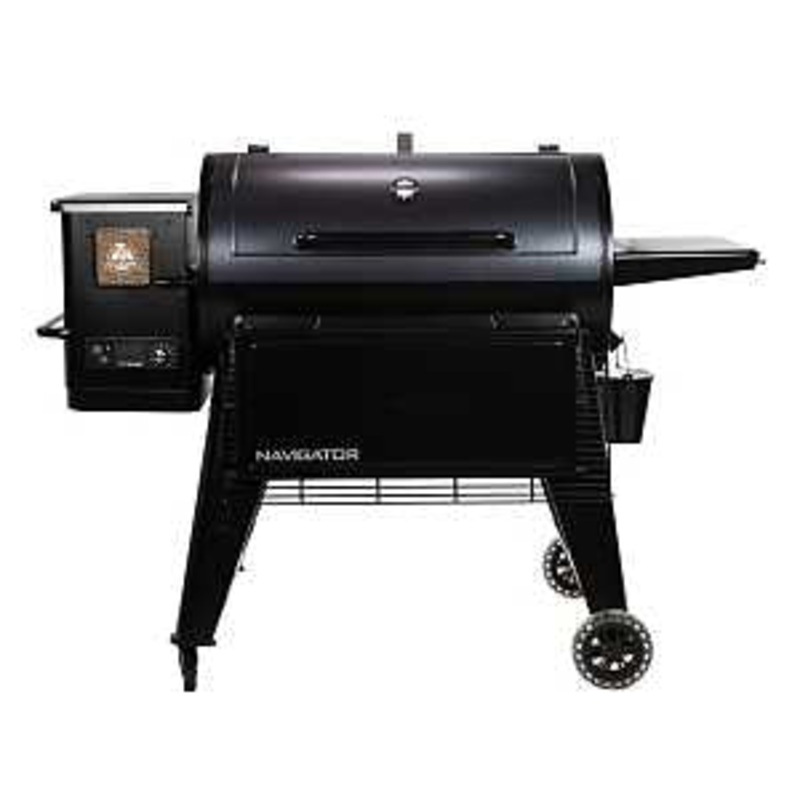 Pit Boss PBPEL115010528 Pellet Grill, 40,000 Btu, 1150 sq-in Primary Cooking Surface, Steel Body, Black