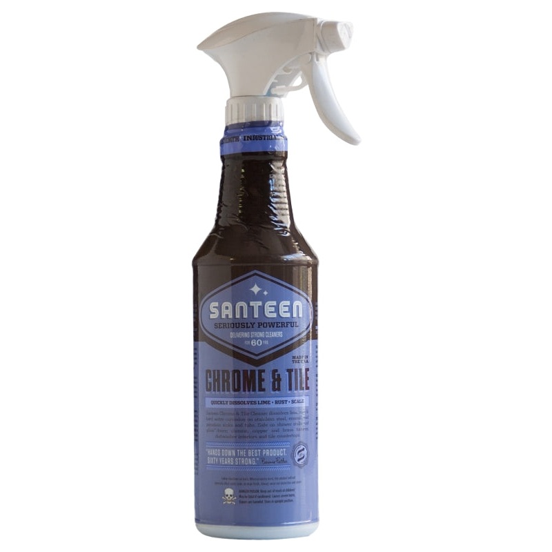 Santeen 320-6 Chrome and Tile Cleaner, 22 oz, Pack of 6
