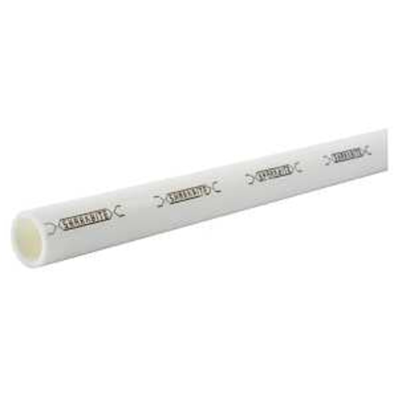 SharkBite U870W5 PEX Pipe, 3/4 in, 5 ft L, White