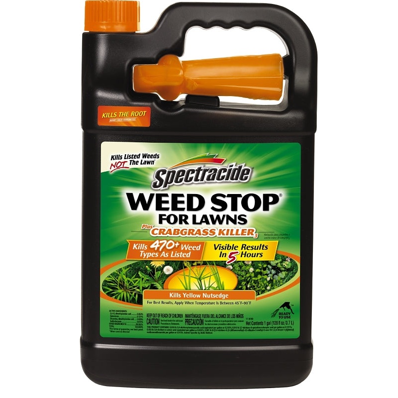 Spectracide WEED STOP HG-96587 Weed Killer, Liquid, Trigger Spray Application, 1 gal