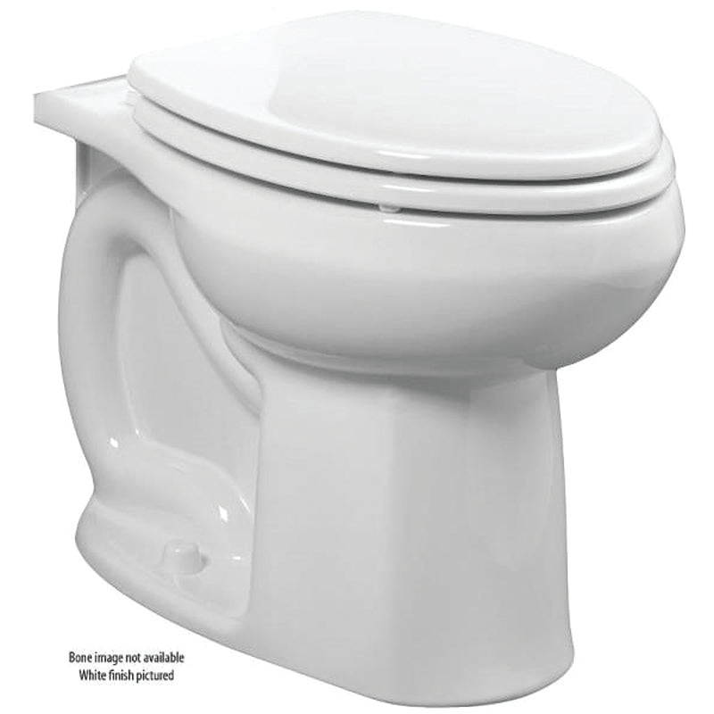 American Standard Colony 3251A.101.021 Flushometer Toilet Bowl, Elongated, 12 in Rough-In, Vitreous China, Bone
