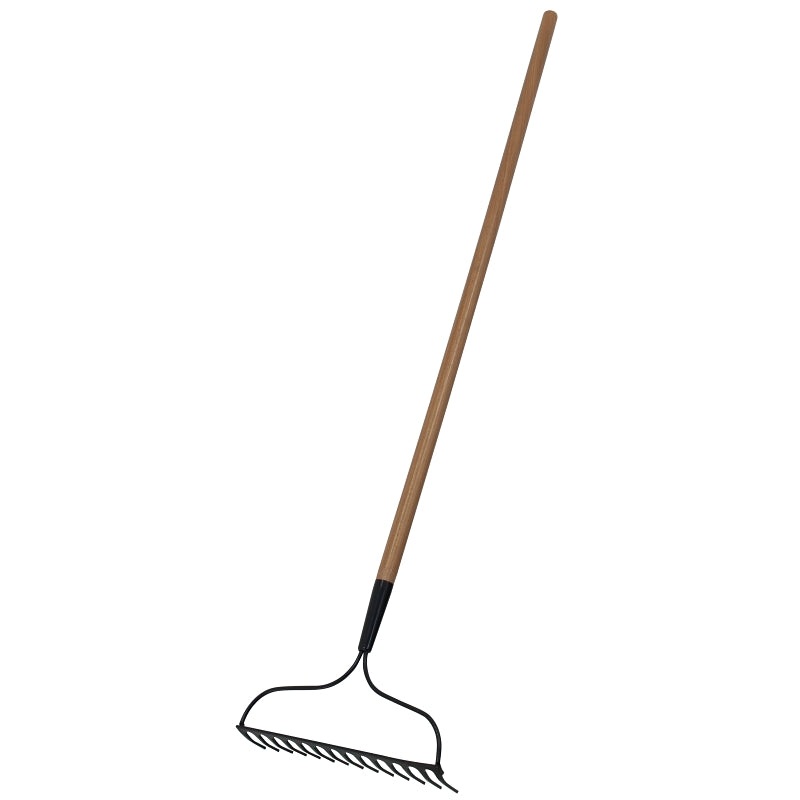 Eagle 1881600 Bow Rake, 14 in W Head, 14-Tine, 48 in L Handle
