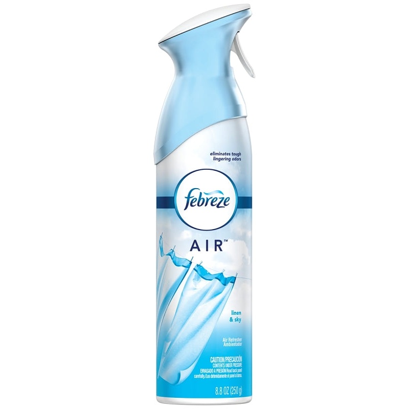 febreze 96256 Air Freshener Spray, 8.8 oz Aerosol, Pack of 6
