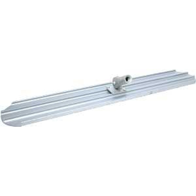 Marshalltown B48FR Bull Float with Bracket, 48 in L Blade, 8 in W Blade, Magnesium Blade, Round End Blade