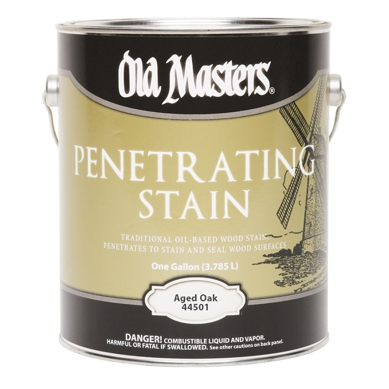 Old Masters 44501 Penetrating Stain, Aged Oak, Liquid, 1 gal, Pack of 2