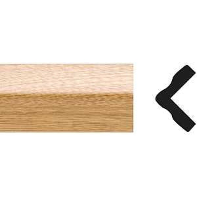 Royal 5073911 Corner Moulding, 8 ft L, 1 in W, PVC, Imperial Oak, Pack of 15