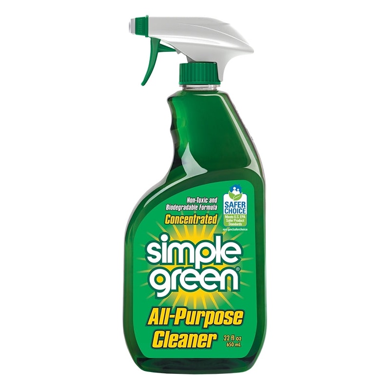 Simple Green 2710001213022 All-Purpose Cleaner, 22 oz Spray Bottle, Liquid, Sassafras, Green, Pack of 12