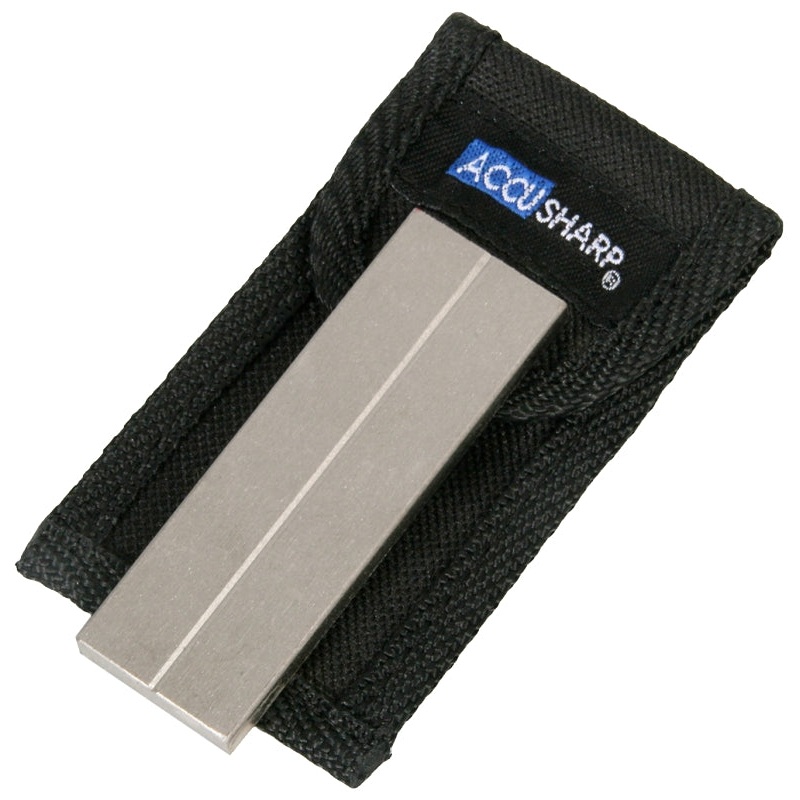 Accusharp 027 Pocket Sharpening Stone, 320/800 Grit, Coarse, Fine