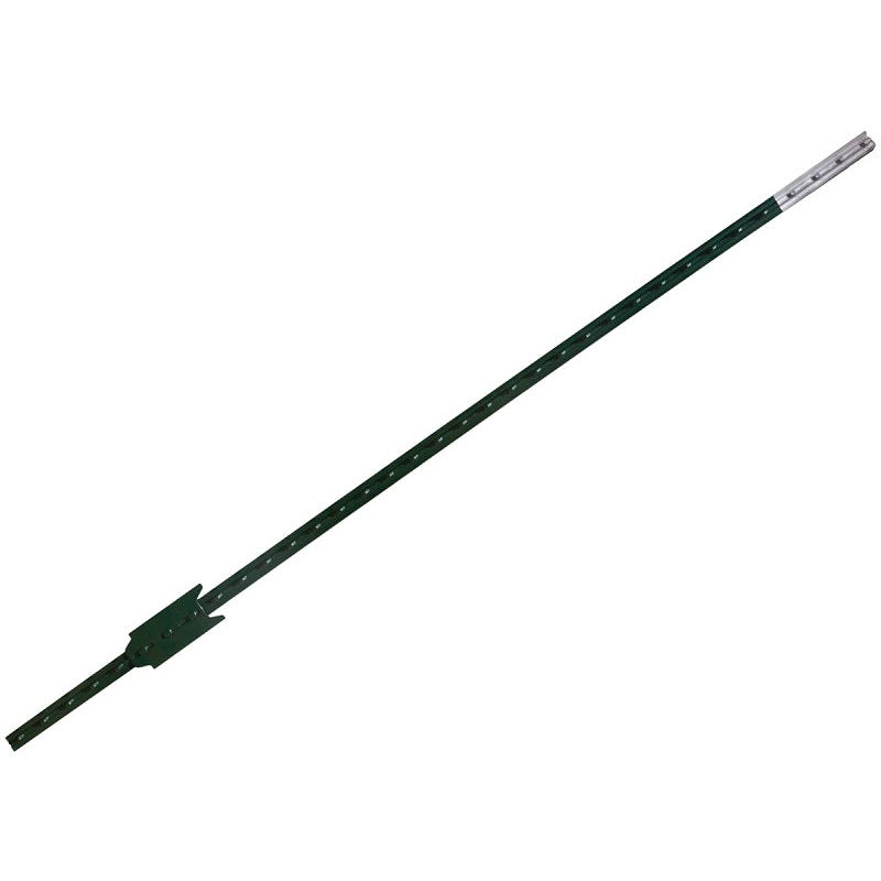 CMC 30052743 T-Post, 8 ft H, Steel, Gray/Green, Pack of 5