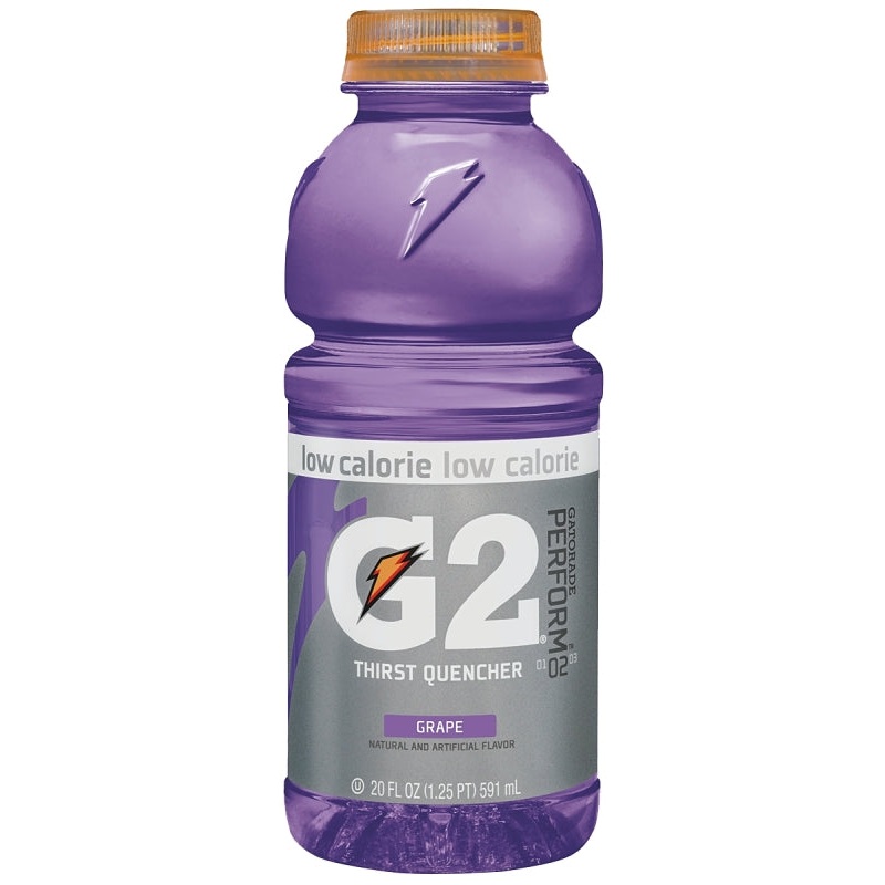 Gatorade 20406 Thirst Quencher Sports Drink, Liquid, Grape Flavor, 20 oz Bottle, Pack of 24