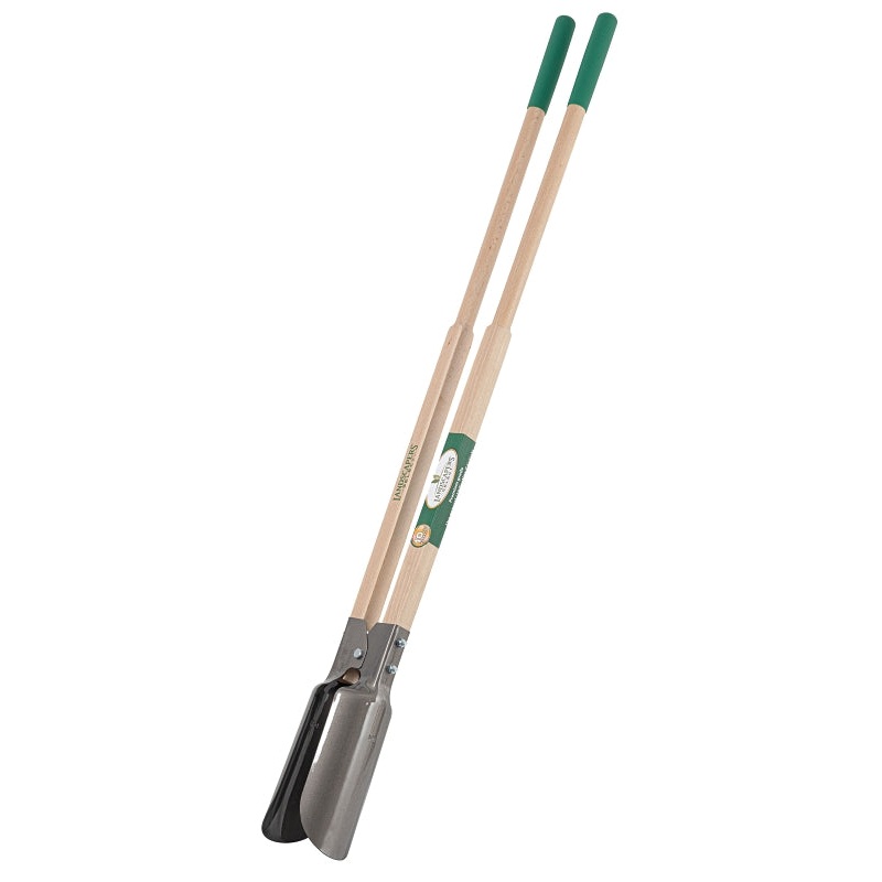 Landscapers Select 33285 Post Hole Digger, 6 in Blade, Steel Blade, Wood Handle