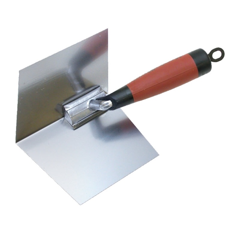 Marshalltown DuraSoft Series 23D Drywall Corner Trowel, 5 in W Blade, 4 in L Blade, Stainless Steel Blade